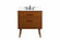 Boise Single Bathroom Vanity in Teak (173|VF41030MTKBS)
