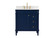 Bennett Single Bathroom Vanity in Blue (173|VF31832BLBS)