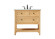 Metropolis Single Bathroom Vanity in natural wood (173|VF27036NW)
