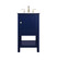 Metropolis Bathroom Vanity Set in Blue (173|VF27019BL)