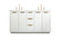Blake Vanity Sink Set in white (173|VF19460DWH)