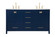Irene Double Bathroom Vanity in Blue (173|VF18860DBL)