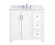 Moore Bathroom Vanity Set in White (173|VF17036WHBS)
