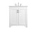 Moore Single Bathroom Vanity in White (173|VF17030WH)