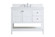 Theo Bathroom Vanity Set in White (173|VF16442WHBS)