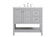 Theo Single Bathroom Vanity in Gray (173|VF16436GR)