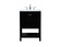 Theo Vanity Sink Set in black (173|VF16424BK)