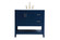 Aubrey Single Bathroom Vanity in Blue (173|VF16036BL)