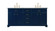 Americana Double Bathroom Vanity in blue (173|VF15072DBL)
