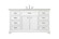 Americana Single Bathroom Vanity in white (173|VF15060WH)