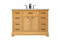 Americana Single Bathroom Vanity in natural wood (173|VF15048NW)