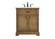 Americana Single Bathroom Vanity in Driftwood (173|VF15030DW)