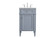 Park Avenue Single Bathroom Vanity in Grey (173|VF12521GR)