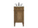 Park Avenue Single Bathroom Vanity in driftwood (173|VF12518DW)