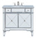 Camille Single Bathroom Vanity in Clear (173|VF1101)