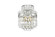 Corona Two Light Wall Sconce in Chrome (173|V8949W12CRC)