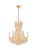 Corona Nine Light Chandelier in Gold (173|V8949D20GRC)