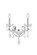 St. Francis Two Light Wall Sconce in Chrome (173|V2015W2CRC)