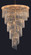 Spiral 29 Light Chandelier in Gold (173|V1801SR48GRC)