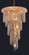 Spiral Eight Light Pendant in Gold (173|V1801SR16GRC)