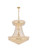 Primo 28 Light Chandelier in Gold (173|V1800G36SGRC)