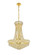 Primo 14 Light Chandelier in Gold (173|V1800D24GRC)
