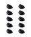 Atticus Bar Pull Multipack (set of 10) in Matte Black (173|PL3002MB10PK)