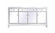 Reflexion Credenza in antique silver (173|MF72072S)
