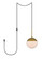 Eclipse One Light Plug in Pendant in Brass (173|LDPG6030BR)
