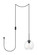 Baxter One Light Plug in Pendant in Black (173|LDPG2206BK)