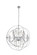 Cordelia 12 Light Pendant in Chrome (173|LD8801D43C)