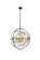 Cordelia Eight Light Pendant in black (173|LD8801D32GB)