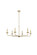 Cohen Six Light Pendant in Brass (173|LD812D42BR)