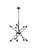 Axel Ten Light Pendant in Black (173|LD8003D28BLA)