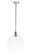 Emett One Light Pendant in Chrome and Clear glass (173|LD6208C)