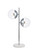 Eclipse Two Light Table Lamp in Chrome and Clear (173|LD6155C)
