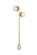 Eclipse Two light Floor Lamp in Brass (173|LD6114BR)