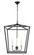 Maddox Four Light Pendant in Black (173|LD6008D20BK)