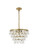 Kora Five Light Pendant in Brass (173|LD5016D17BR)