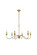 Rohan Six Lights Chandelier in Brass (173|LD5006D36BR)