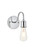 Serif One Light Wall Sconce in Chrome (173|LD4028W5C)