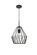 Candor One Light Pendant in black (173|LD4008D11BK)