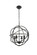 Octavia Four Light Pendant in dark brown (173|LD4006D18DB)
