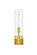 Savant One Light Wall Sconce in Brass and Clear (173|LD2362BR)
