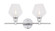 Gene Two Light Wall Sconce in Chrome (173|LD2312C)