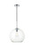 BAXTER One Light Pendant in Chrome and Clear (173|LD2224C)