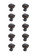 Irvin Knob Multipack (Set of 10) in Oil-rubbed Bronze (173|KB2022ORB10PK)