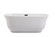 Coralie Bathtub in glossy white (173|BT10259GW)