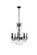 Rosalia Eight Light Chandelier in Dark Bronze (173|9208D24DBGTRC)