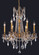 Rosalia Six Light Chandelier in French Gold (173|9206D23FGRC)